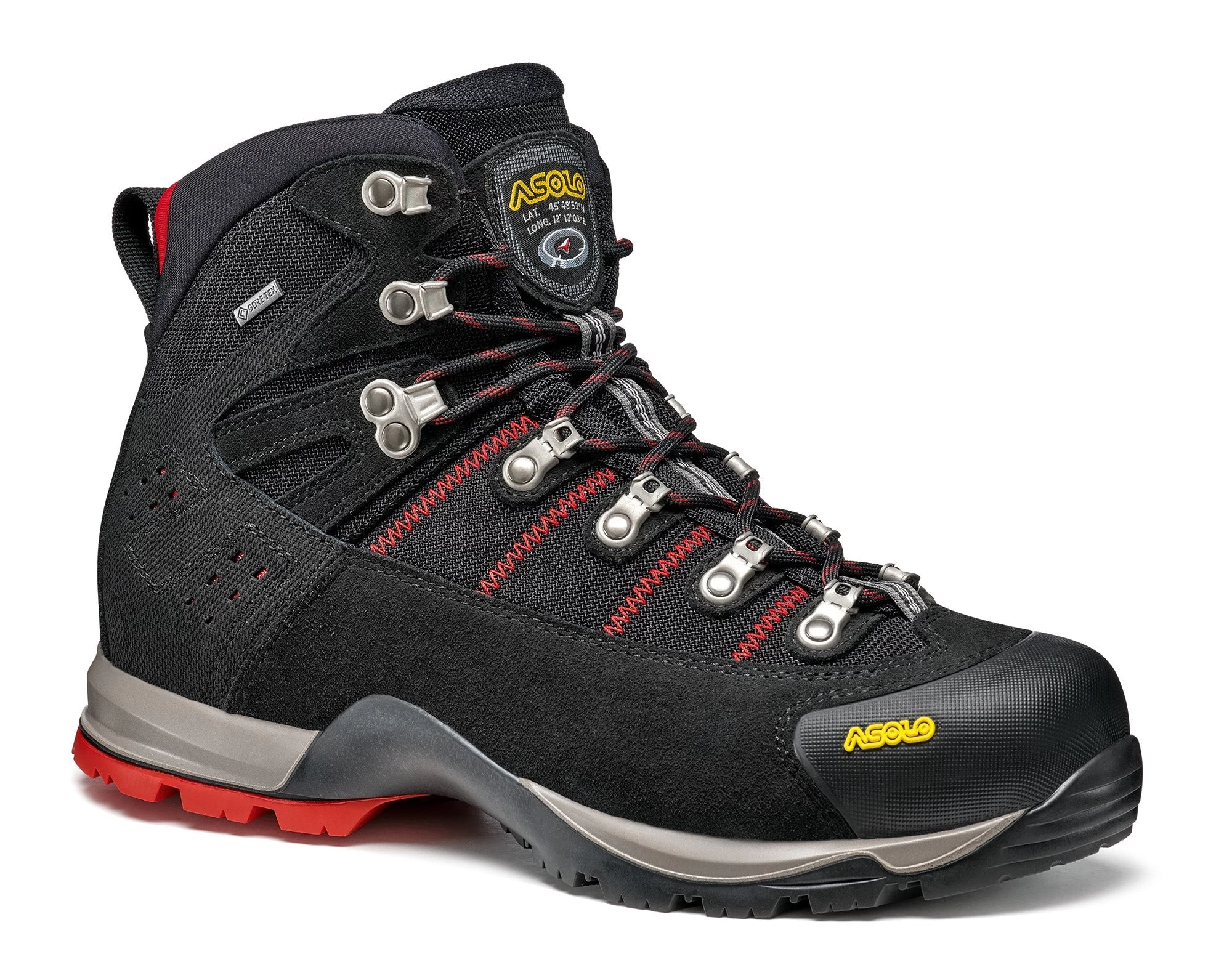 ASOLO FUGITIVE GTX HIKING BOOTS - MEN'S 1 ASOLO FUGITIVE GTX HIKING BOOTS - MEN'S