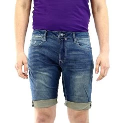 Buffalo By David Bitton Parker-X Jean Shorts - Heavy Sanded/Rifted - Mens