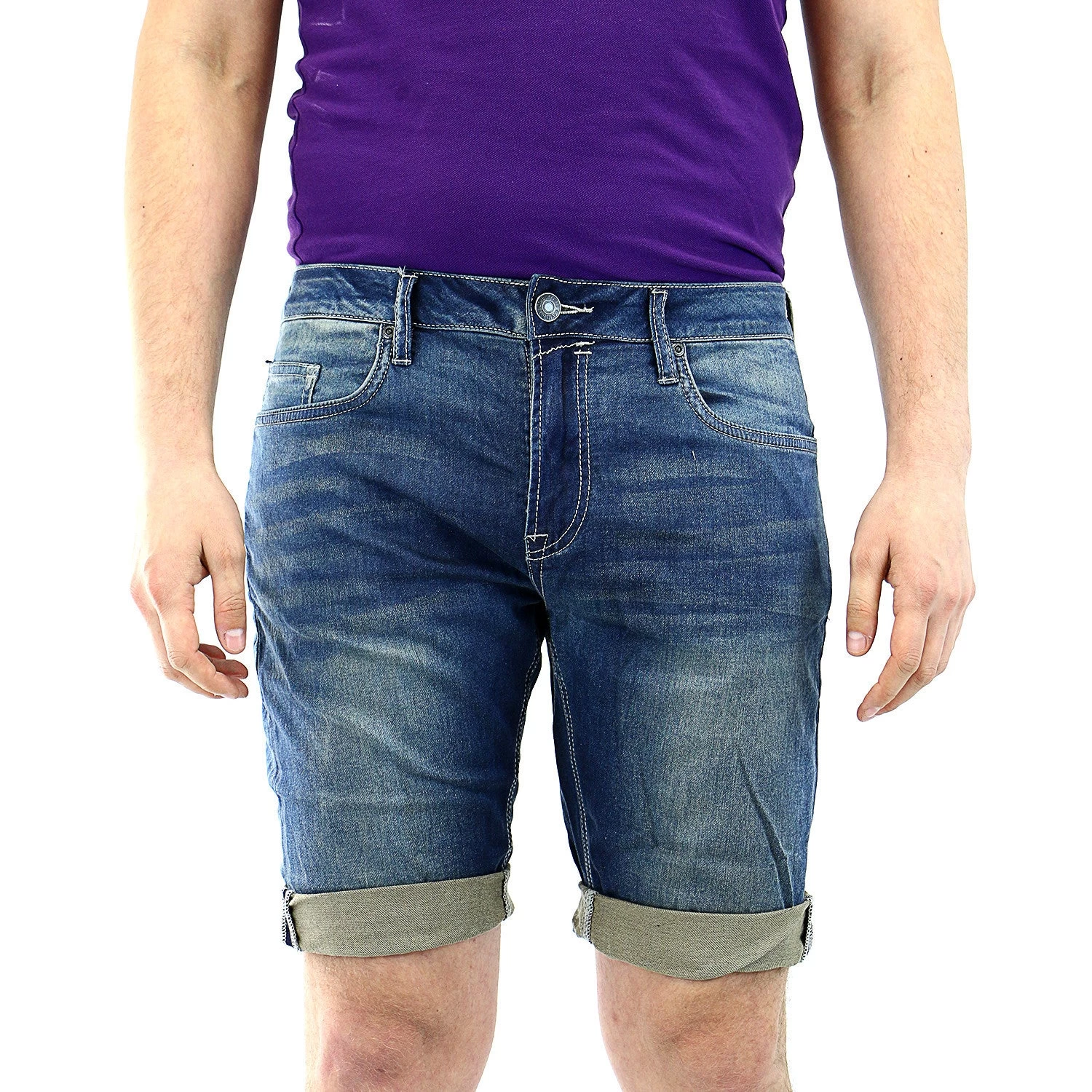 Buffalo By David Bitton Parker-X Jean Shorts - Heavy Sanded/Rifted - Mens 1 Buffalo By David Bitton Parker-X Jean Shorts - Heavy Sanded/Rifted - Mens