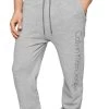 Calvin Klein Modern Fit Knit Logo Pants - Grey Heather - Mens