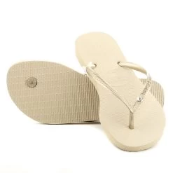 Havaianas Slim Crystal Glamour Swarovski Thong Flip Flop Sandal - White - Womens -Sports Fashion havaianas4119517 2719 1