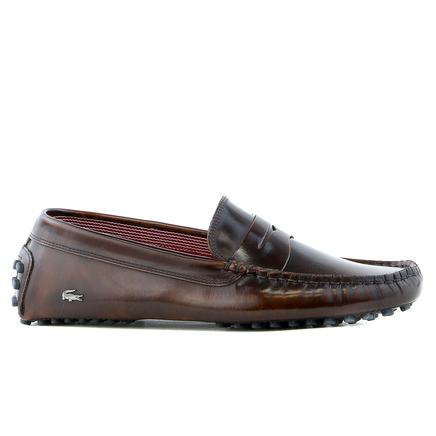 Lacoste Concours 15 SRM Driver Moccasin Loafer Fashion Shoe - Dark Brown - Mens 1 Lacoste Concours 15 SRM Driver Moccasin Loafer Fashion Shoe - Dark Brown - Mens