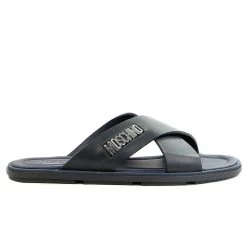 Moschino Vit. Bost Fashion Sandals - Nero - Mens -Sports Fashion moschino56085 BLUE 1