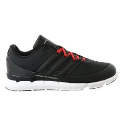 ADIDAS Porsche Design M ECRunning Running Sneaker Shoe - Black/Black/Tomato - Mens