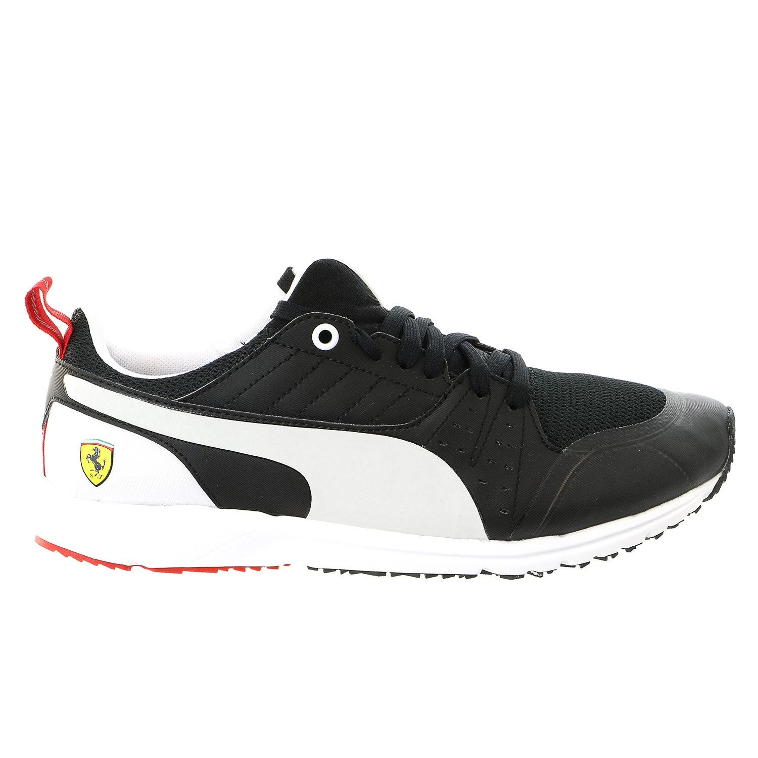 Puma Pitlane Scuderia Ferrari Night Cat Fashion Sneaker Shoe - Black/White - Mens 1 Puma Pitlane Scuderia Ferrari Night Cat Fashion Sneaker Shoe - Black/White - Mens