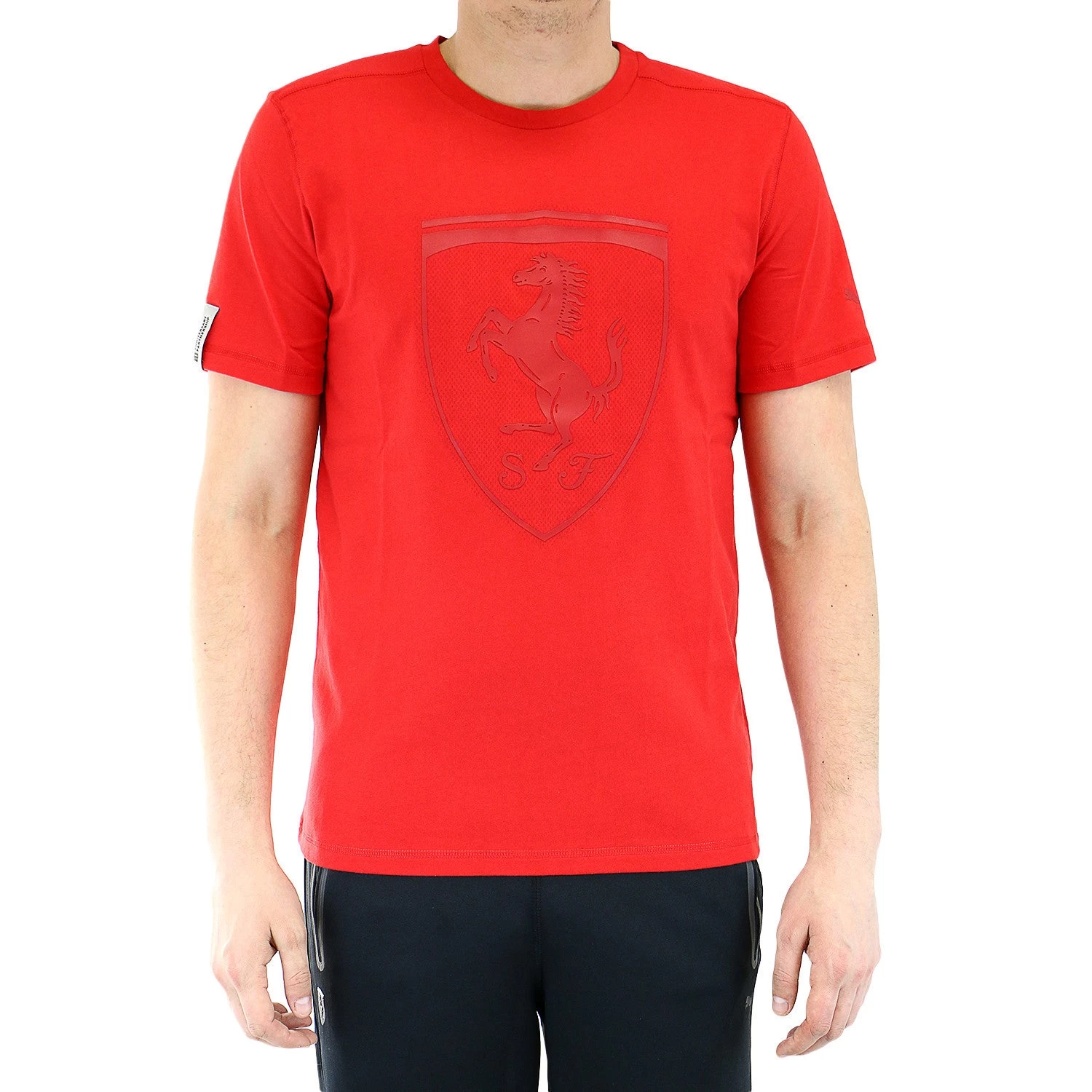 Puma Ferrari Fashion T-Shirt Fan Tee - Black - Mens 2 Puma Ferrari Fashion T-Shirt Fan Tee - Black - Mens - Image 2