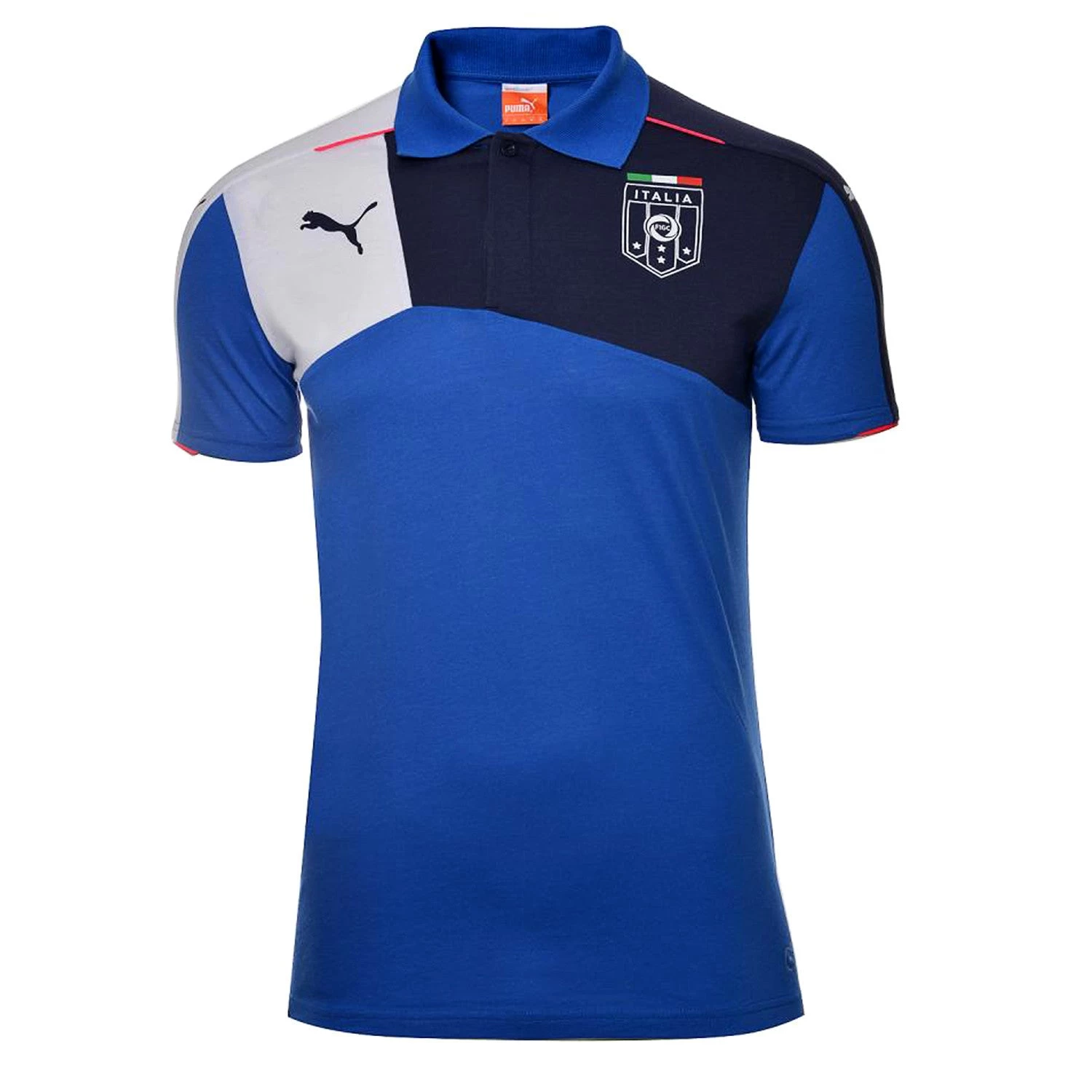 Puma FIGC Italia Stadium Fan Polo Shirt - Team Power Blue/Peacoat - Mens 1 Puma FIGC Italia Stadium Fan Polo Shirt - Team Power Blue/Peacoat - Mens