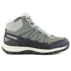 Salomon Kaina CS WP W Snow Boot - Verdi Grey/Tempest/Green Tea - Womens