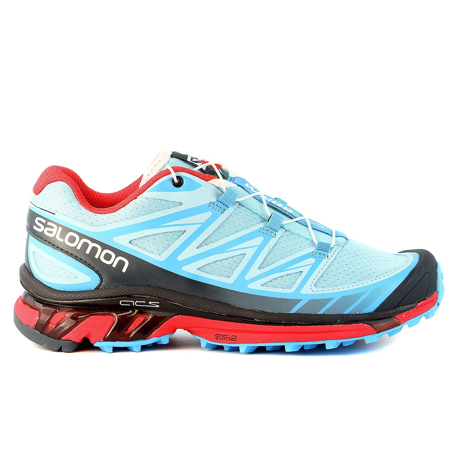 Salomon Wings Pro Shoe - Air/Blue Line/Papaya - Womens 1 Salomon Wings Pro Shoe - Air/Blue Line/Papaya - Womens