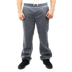 True Religion Contrast Wide Leg Sweatpants - Pavement - Mens