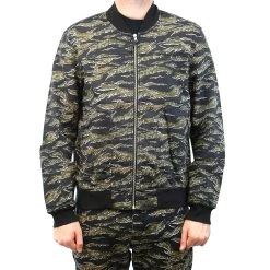 True Religion Runner Zip Fashion Track Jacket - Printed Camo - Mens